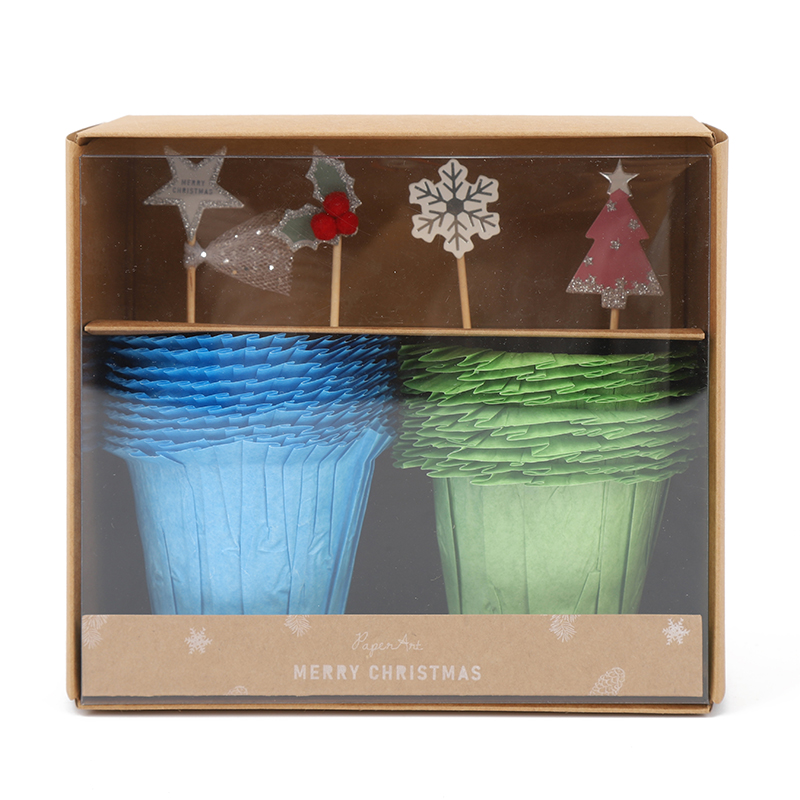 Christmas Snowflake Stars Cakecup Kit XMAS TY-0075